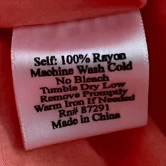 Johnny Was Tiered Rayon Maxi Skirt in Vibrant Orange Size Small - Picture 6 of 6